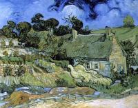 Gogh, Vincent van - Cottages with Thatched Roofs